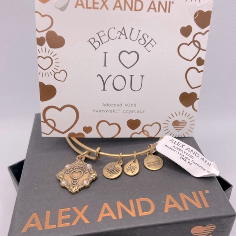 Alex&Ani Because I Love You Godmother III Bangle